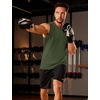 image:imageTACVASEN Mens Sleeveless Shirts Quick Dry Tank Tops for Men Sun Protection UPF 50 Athletic Gym Workout Muscle Shirts19 Army Green