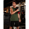 image:imageTACVASEN Mens Sleeveless Shirts Quick Dry Tank Tops for Men Sun Protection UPF 50 Athletic Gym Workout Muscle Shirts19 Army Green