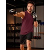 image:imageTACVASEN Mens Sleeveless Shirts Quick Dry Tank Tops for Men Sun Protection UPF 50 Athletic Gym Workout Muscle Shirts21 Wine Red