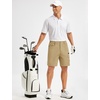 image:imageTACVASEN Mens Summer Outdoor Shorts Quick Dry Water Resistant Cargo Casual Golf Work Hiking Shorts NO Belt03 Khaki