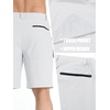 image:imageTACVASEN Mens Summer Outdoor Shorts Quick Dry Water Resistant Cargo Casual Golf Work Hiking Shorts NO Belt04 White