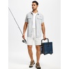 image:imageTACVASEN Mens Summer Outdoor Shorts Quick Dry Water Resistant Cargo Casual Golf Work Hiking Shorts NO Belt04 White