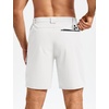 image:imageTACVASEN Mens Summer Outdoor Shorts Quick Dry Water Resistant Cargo Casual Golf Work Hiking Shorts NO Belt04 White