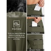 image:imageTACVASEN Mens Summer Outdoor Shorts Quick Dry Water Resistant Cargo Casual Golf Work Hiking Shorts NO BeltArmy Green