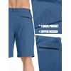 image:imageTACVASEN Mens Summer Outdoor Shorts Quick Dry Water Resistant Cargo Casual Golf Work Hiking Shorts NO BeltBlue Grey