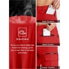 image:imageTACVASEN Mens Summer Outdoor Shorts Quick Dry Water Resistant Cargo Casual Golf Work Hiking Shorts NO BeltTomato Red