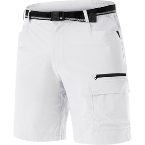 image:imageTACVASEN Mens Summer Outdoor Shorts Quick Dry Water Resistant Cargo Casual Golf Work Hiking Shorts NO Belt04 White