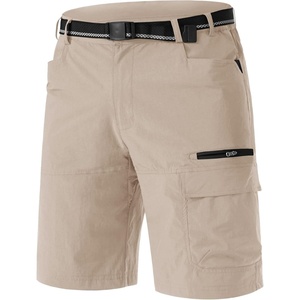 image:imageTACVASEN Mens Summer Outdoor Shorts Quick Dry Water Resistant Cargo Casual Golf Work Hiking Shorts NO BeltLight Khaki