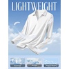 image:imageTACVASEN Womens Polo Shirts Long Sleeves Golf Tops V Neck Collared Shirt  Quick Dry Lightweight UPF 50 Sun Protection Breathable Active Tennis Business Work Daily Wear02white