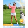 image:imageTACVASEN Womens Polo Shirts Long Sleeves Golf Tops V Neck Collared Shirt  Quick Dry Lightweight UPF 50 Sun Protection Breathable Active Tennis Business Work Daily WearPink