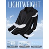 image:imageTACVASEN Womens Polo Shirts Long Sleeves Golf Tops V Neck Collared Shirt  Quick Dry Lightweight UPF 50 Sun Protection Breathable Active Tennis Business Work Daily Wear01black