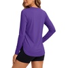 image:imageTACVASEN Womens Sun Shirts UPF 50 Long Sleeve Quick Dry Hiking Tops  Polyester Lightweight Breathable Shirt for Workout Fishing Running Golf Outdoor Active Sports SummerPurple