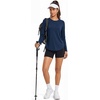 image:imageTACVASEN Womens Sun Shirts UPF 50 Long Sleeve Quick Dry Hiking Tops  Polyester Lightweight Breathable Shirt for Workout Fishing Running Golf Outdoor Active Sports SummerNavy