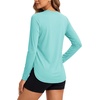 image:imageTACVASEN Womens Sun Shirts UPF 50 Long Sleeve Quick Dry Hiking Tops  Polyester Lightweight Breathable Shirt for Workout Fishing Running Golf Outdoor Active Sports SummerLake Blue