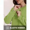 image:imageTACVASEN Womens Fleece Lined Sweatshirt Crewneck Winter Sherpa Pullover  Thermal Shirt Long Sleeve Warm Tops Fuzzy Cozy Sweaters No HoodOlive Green
