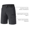 image:imageTACVASEN Mens Summer Outdoor Shorts 710 Cargo Casual Golf Hiking  Lightweight Quick Dry Water Resistant Stretch Breathable Moisture Wicking 5 Pockets Dress Fishing Travel Work No Belt05 Grey