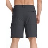 image:imageTACVASEN Mens Summer Outdoor Shorts 710 Cargo Casual Golf Hiking  Lightweight Quick Dry Water Resistant Stretch Breathable Moisture Wicking 5 Pockets Dress Fishing Travel Work No Belt05 Grey