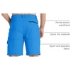 image:imageTACVASEN Mens Summer Outdoor Shorts 710 Cargo Casual Golf Hiking  Lightweight Quick Dry Water Resistant Stretch Breathable Moisture Wicking 5 Pockets Dress Fishing Travel Work No BeltAzure