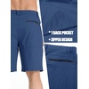 image:imageTACVASEN Mens Summer Outdoor Shorts 710 Cargo Casual Golf Hiking  Lightweight Quick Dry Water Resistant Stretch Breathable Moisture Wicking 5 Pockets Dress Fishing Travel Work No BeltBlue