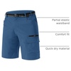 image:imageTACVASEN Mens Summer Outdoor Shorts 710 Cargo Casual Golf Hiking  Lightweight Quick Dry Water Resistant Stretch Breathable Moisture Wicking 5 Pockets Dress Fishing Travel Work No BeltBlue Grey