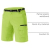image:imageTACVASEN Mens Summer Outdoor Shorts 710 Cargo Casual Golf Hiking  Lightweight Quick Dry Water Resistant Stretch Breathable Moisture Wicking 5 Pockets Dress Fishing Travel Work No BeltYellow Green