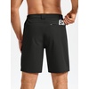 image:imageTACVASEN Mens Summer Outdoor Shorts 710 Cargo Casual Golf Hiking  Lightweight Quick Dry Water Resistant Stretch Breathable Moisture Wicking 5 Pockets Dress Fishing Travel Work No Belt02 Black