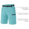 image:imageTACVASEN Mens Summer Outdoor Shorts 710 Cargo Casual Golf Hiking  Lightweight Quick Dry Water Resistant Stretch Breathable Moisture Wicking 5 Pockets Dress Fishing Travel Work No BeltWater Blue