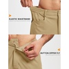 image:imageTACVASEN Mens Summer Outdoor Shorts 710 Cargo Casual Golf Hiking  Lightweight Quick Dry Water Resistant Stretch Breathable Moisture Wicking 5 Pockets Dress Fishing Travel Work No Belt03 Khaki
