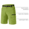 image:imageTACVASEN Mens Summer Outdoor Shorts 710 Cargo Casual Golf Hiking  Lightweight Quick Dry Water Resistant Stretch Breathable Moisture Wicking 5 Pockets Dress Fishing Travel Work No BeltFruit Green