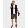 image:imageTACVASEN Mens Summer Outdoor Shorts 710 Cargo Casual Golf Hiking  Lightweight Quick Dry Water Resistant Stretch Breathable Moisture Wicking 5 Pockets Dress Fishing Travel Work No BeltArmy Green