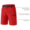 image:imageTACVASEN Mens Summer Outdoor Shorts 710 Cargo Casual Golf Hiking  Lightweight Quick Dry Water Resistant Stretch Breathable Moisture Wicking 5 Pockets Dress Fishing Travel Work No BeltTomato Red