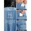 image:imageTACVASEN Mens Summer Outdoor Shorts 710 Cargo Casual Golf Hiking  Lightweight Quick Dry Water Resistant Stretch Breathable Moisture Wicking 5 Pockets Dress Fishing Travel Work No BeltLight Blue