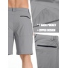 image:imageTACVASEN Mens Summer Outdoor Shorts 710 Cargo Casual Golf Hiking  Lightweight Quick Dry Water Resistant Stretch Breathable Moisture Wicking 5 Pockets Dress Fishing Travel Work No Belt01 Light Grey