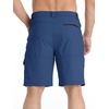 image:imageTACVASEN Mens Summer Outdoor Shorts 710 Cargo Casual Golf Hiking  Lightweight Quick Dry Water Resistant Stretch Breathable Moisture Wicking 5 Pockets Dress Fishing Travel Work No BeltBlue