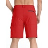 image:imageTACVASEN Mens Summer Outdoor Shorts 710 Cargo Casual Golf Hiking  Lightweight Quick Dry Water Resistant Stretch Breathable Moisture Wicking 5 Pockets Dress Fishing Travel Work No BeltTomato Red