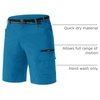 image:imageTACVASEN Mens Summer Outdoor Shorts 710 Cargo Casual Golf Hiking  Lightweight Quick Dry Water Resistant Stretch Breathable Moisture Wicking 5 Pockets Dress Fishing Travel Work No BeltBlue Green