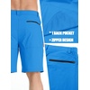 image:imageTACVASEN Mens Summer Outdoor Shorts 710 Cargo Casual Golf Hiking  Lightweight Quick Dry Water Resistant Stretch Breathable Moisture Wicking 5 Pockets Dress Fishing Travel Work No BeltAzure