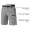 image:imageTACVASEN Mens Summer Outdoor Shorts 710 Cargo Casual Golf Hiking  Lightweight Quick Dry Water Resistant Stretch Breathable Moisture Wicking 5 Pockets Dress Fishing Travel Work No Belt01 Light Grey