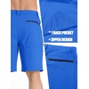 image:imageTACVASEN Mens Summer Outdoor Shorts 710 Cargo Casual Golf Hiking  Lightweight Quick Dry Water Resistant Stretch Breathable Moisture Wicking 5 Pockets Dress Fishing Travel Work No BeltColor Blue