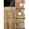 image:imageTACVASEN Mens Summer Outdoor Shorts 710 Cargo Casual Golf Hiking  Lightweight Quick Dry Water Resistant Stretch Breathable Moisture Wicking 5 Pockets Dress Fishing Travel Work No Belt03 Khaki