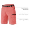 image:imageTACVASEN Mens Summer Outdoor Shorts 710 Cargo Casual Golf Hiking  Lightweight Quick Dry Water Resistant Stretch Breathable Moisture Wicking 5 Pockets Dress Fishing Travel Work No BeltPink
