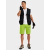 image:imageTACVASEN Mens Summer Outdoor Shorts 710 Cargo Casual Golf Hiking  Lightweight Quick Dry Water Resistant Stretch Breathable Moisture Wicking 5 Pockets Dress Fishing Travel Work No BeltYellow Green