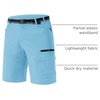 image:imageTACVASEN Mens Summer Outdoor Shorts 710 Cargo Casual Golf Hiking  Lightweight Quick Dry Water Resistant Stretch Breathable Moisture Wicking 5 Pockets Dress Fishing Travel Work No BeltSky Blue