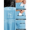 image:imageTACVASEN Mens Summer Outdoor Shorts 710 Cargo Casual Golf Hiking  Lightweight Quick Dry Water Resistant Stretch Breathable Moisture Wicking 5 Pockets Dress Fishing Travel Work No BeltSky Blue