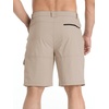 image:imageTACVASEN Mens Summer Outdoor Shorts 710 Cargo Casual Golf Hiking  Lightweight Quick Dry Water Resistant Stretch Breathable Moisture Wicking 5 Pockets Dress Fishing Travel Work No BeltLight Khaki
