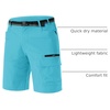 image:imageTACVASEN Mens Summer Outdoor Shorts 710 Cargo Casual Golf Hiking  Lightweight Quick Dry Water Resistant Stretch Breathable Moisture Wicking 5 Pockets Dress Fishing Travel Work No BeltIce Blue