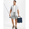 image:imageTACVASEN Mens Summer Outdoor Shorts 710 Cargo Casual Golf Hiking  Lightweight Quick Dry Water Resistant Stretch Breathable Moisture Wicking 5 Pockets Dress Fishing Travel Work No Belt01 Light Grey