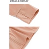 image:imageTACVASEN Womens Lightweight Athletic Jacket UPF 50 Long Sleeve Sun Shirt  Sweatshirt Ladies Tops Activewear Summer Zip Up Pockets UV Protection Light Dry Fit Workout Yoga Exercise Casual GolfApricot