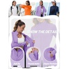 image:imageTACVASEN Womens Lightweight Athletic Jacket UPF 50 Long Sleeve Sun Shirt  Sweatshirt Ladies Tops Activewear Summer Zip Up Pockets UV Protection Light Dry Fit Workout Yoga Exercise Casual GolfLight Purple