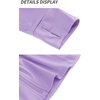 image:imageTACVASEN Womens Lightweight Athletic Jacket UPF 50 Long Sleeve Sun Shirt  Sweatshirt Ladies Tops Activewear Summer Zip Up Pockets UV Protection Light Dry Fit Workout Yoga Exercise Casual GolfLight Purple